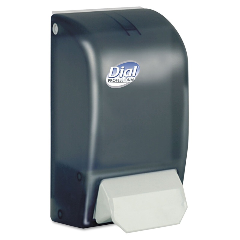 1 LITER MANUAL FOAMING DISPENSER, 1000 ML, 5" X 4.5" X 9", SMOKE