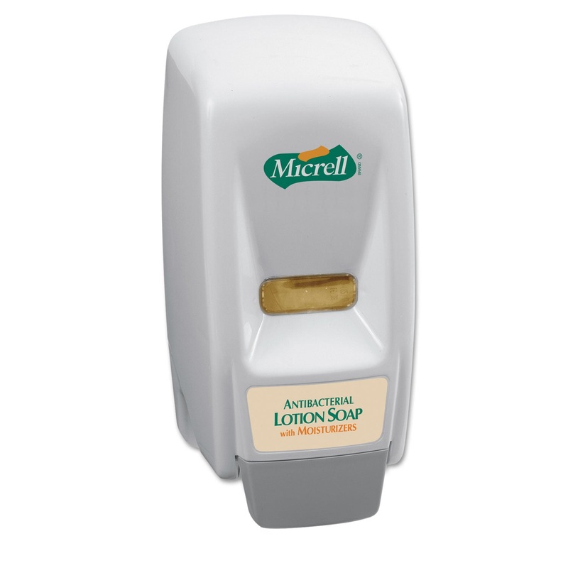 800 SERIES DISPENSER, WALL MOUNTABLE, 5" X 4.5" X 11", DOVE GRAY